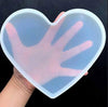 Large Heart Coaster High Gloss Silicone Mold