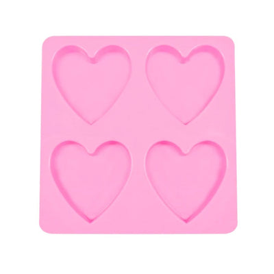 Love shape Silicone Mold - 4 Cavity