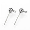 10 x Stainless Steel Ball Earring