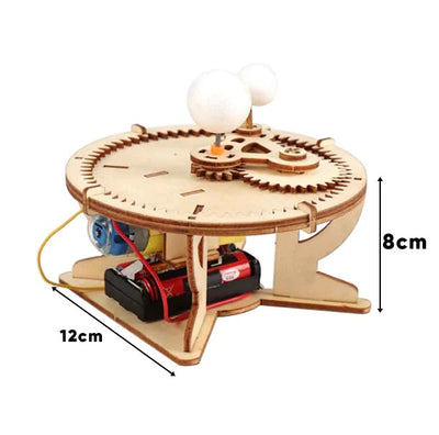 Model Of Earth-Moon DIY Puzzle Pack STEM Toy | Science Education Set with Robotic Project | Rbt School Project