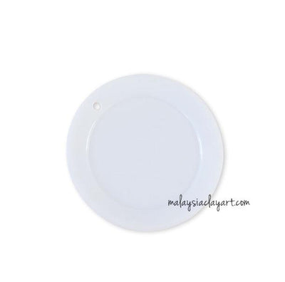 Miniature White Round Shaped Dessert Plate