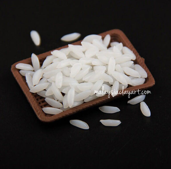 Faux rice fake rice actual rice size 10g pack - Malaysia Clay Art