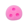Mini Rose Flower 3 Cavity Silicone Mold