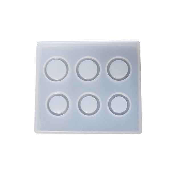 Ring 6 cavity 6 sizes Silicone Mold
