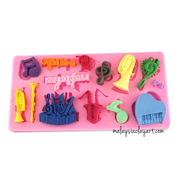 Music Instrument Silicone Mold