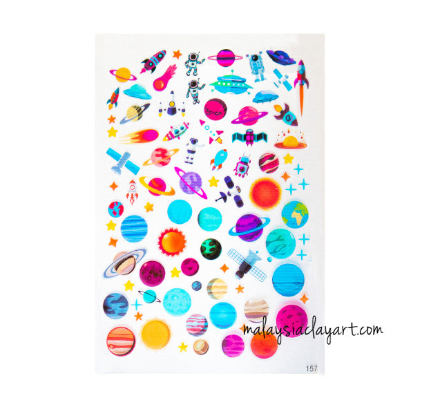 DIY Stickers for Jewelry Making Crafts, Clear Film Sticker UV resin/ Epoxy resin