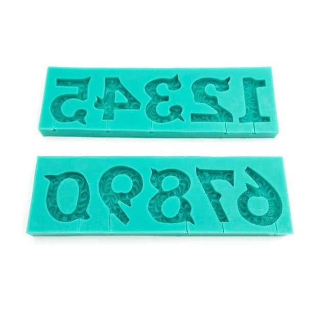 Birthday Dates Numbers 0-9 Silicone Mold