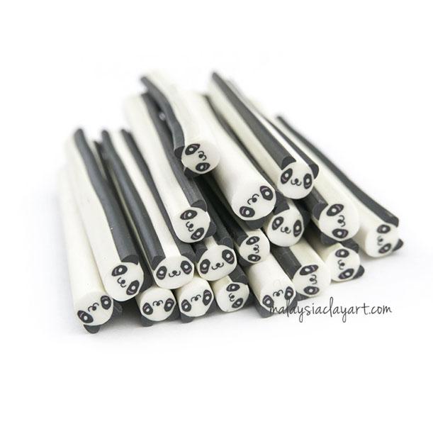 1 x Panda Polymer Clay Cane