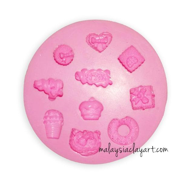 Lollipop Donut Doughnut Cake Silicone mold - 10 Designs
