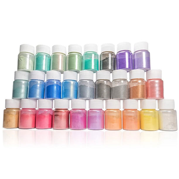 21 Colors Epoxy Resin Dye Mica Powder Powdered Pigments Set Resin