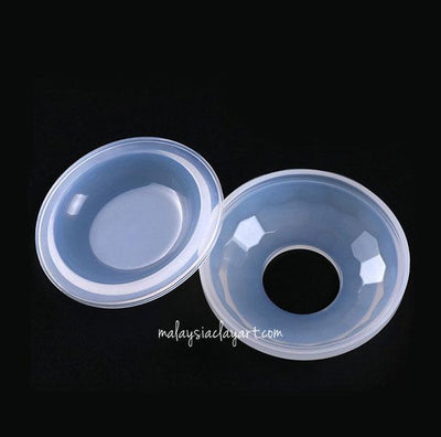 Plate Shaped Bowl Silicone Mold 65mm | AB Resin
