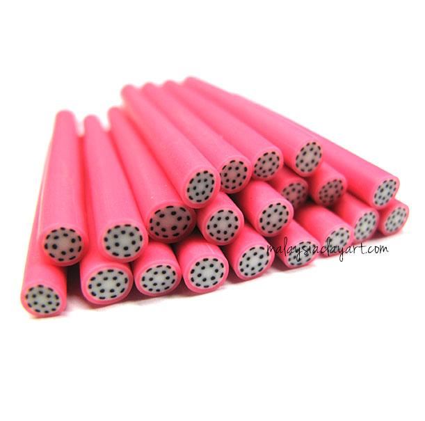 1 x Dragon Fruit Polymer Clay Cane