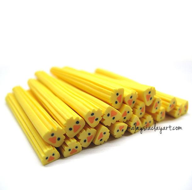 1 x Cute Duck Polymer Clay Cane