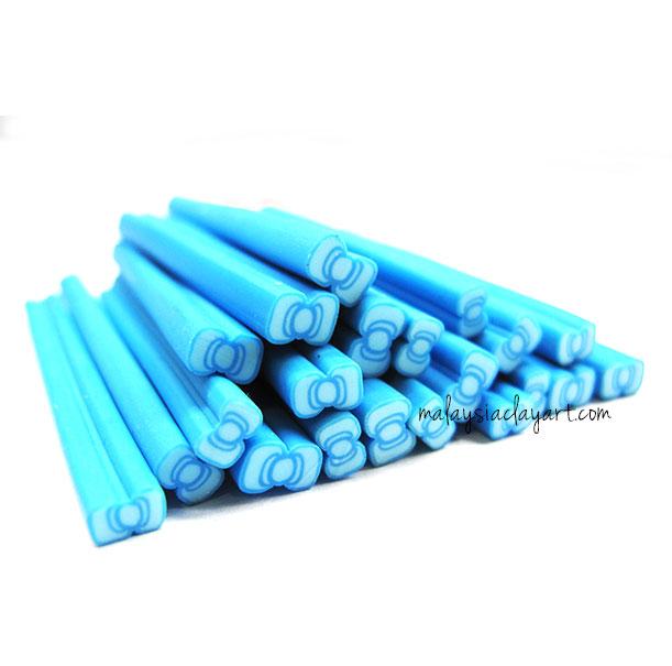 1 x Blue Ribbon Polymer Clay Cane