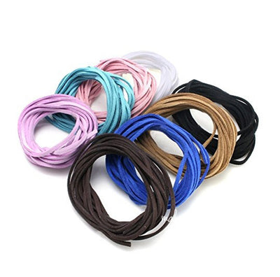 1 x Flat Faux Leather Cord 1 Meter 3mm Wide