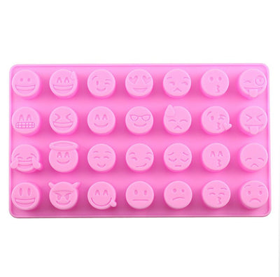 Emoji Silicone Molds 28 Cavity