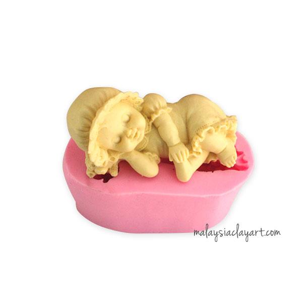 High Quality Sleeping Baby Silicone Mold