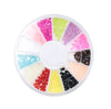 Semi Circle Faux Pearl Beads - Random 12 Colors