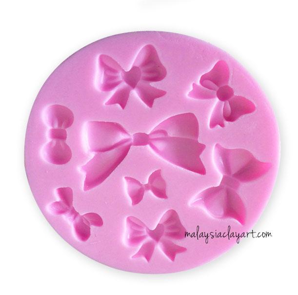Ribbon Bow Silicone Mold - 8 Cavity