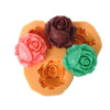 Roses Flower Silicone Mold - 3 Cavity