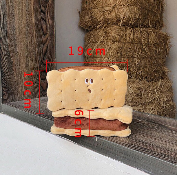 Biscuit Food Yummy Pencil Box Funny Cute Gift