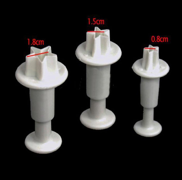 Star Plunger Cutter - Set of 3