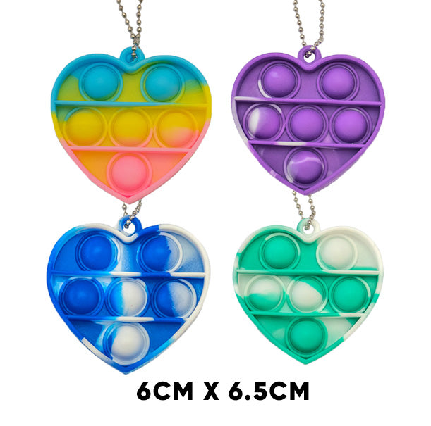 Rainbow Pop it Bubble fidget toys Among Us Unicorn Love