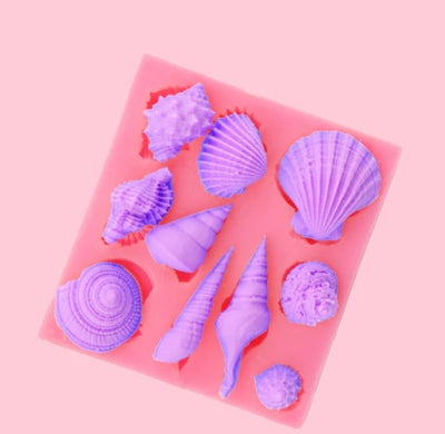 SEASHELLS SILICONE MOULD - 10 DESIGNS