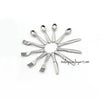 Set of 12 Plain Miniature Cutlery Knife, Spoon and Fork