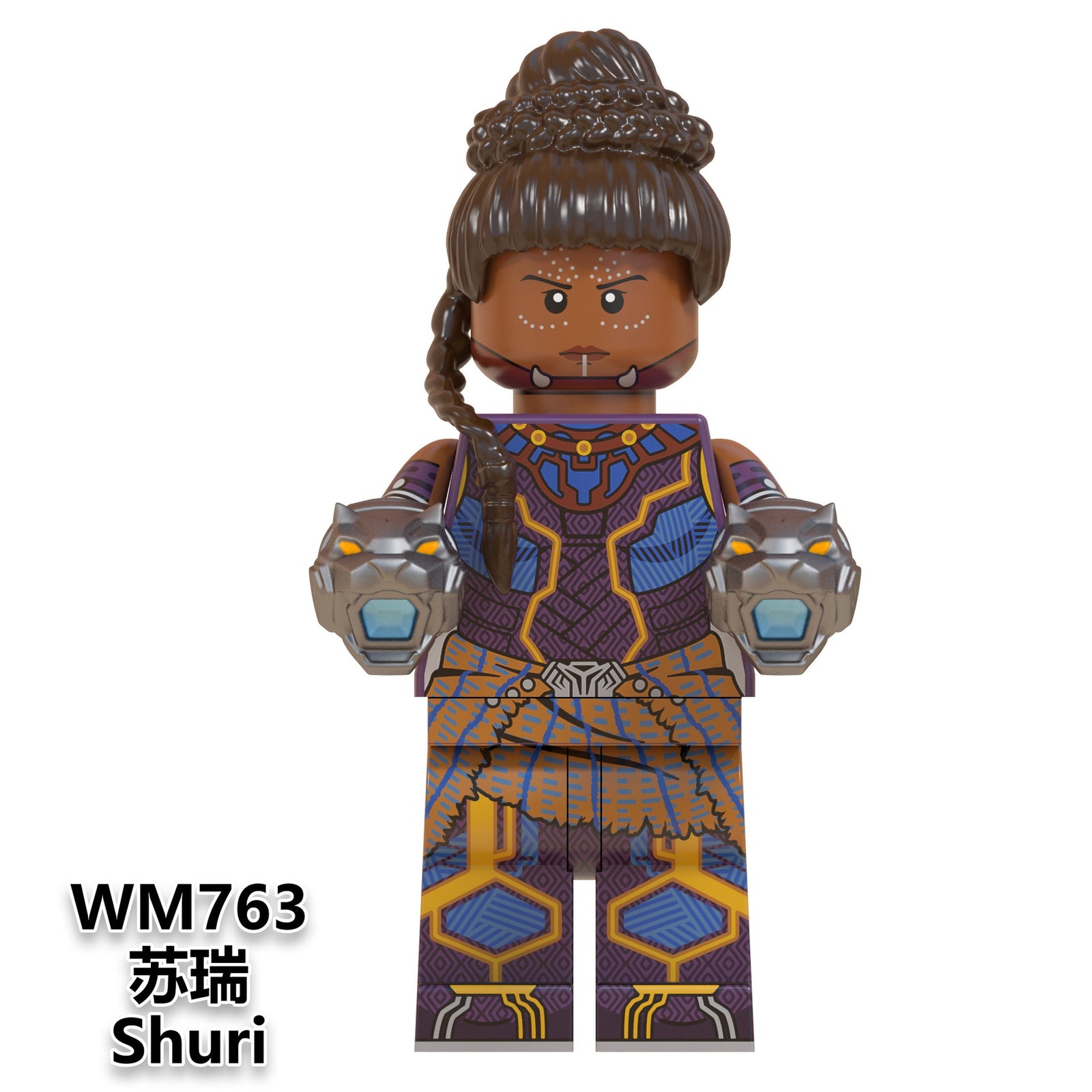 Marvel Series Minifigures Building Blocks Iron Man Captain America Black Panther WM6068