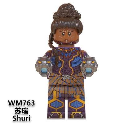 Marvel Series Minifigures Building Blocks Iron Man Captain America Black Panther WM6068
