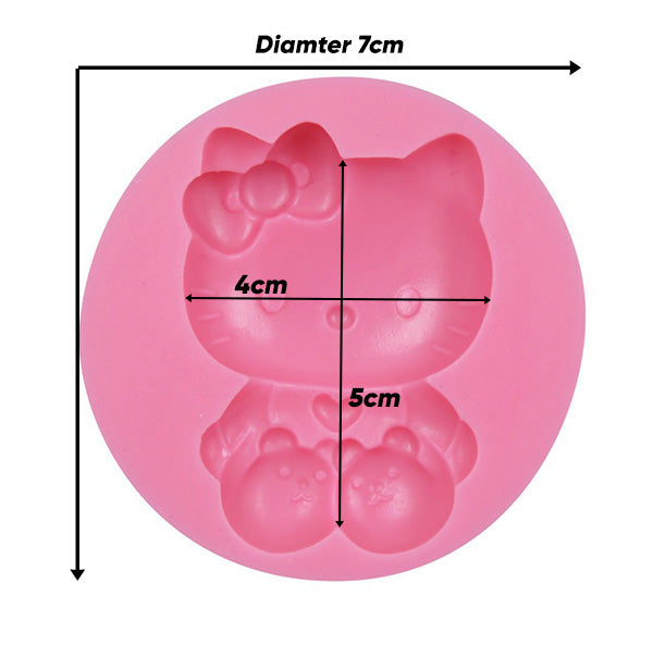 Hello Kitty Silicone Mold
