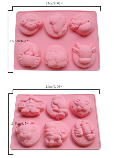 (REJECTED) Horoscope Zodiac Silicone Soap Mold | Chocolate Mold