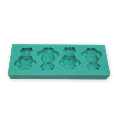 Minnie Mouse Silicone Mold - 4 Cavity