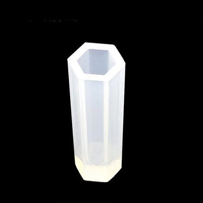 Pendant Long Hexagon Shaped Silicone Mold  | AB Resin