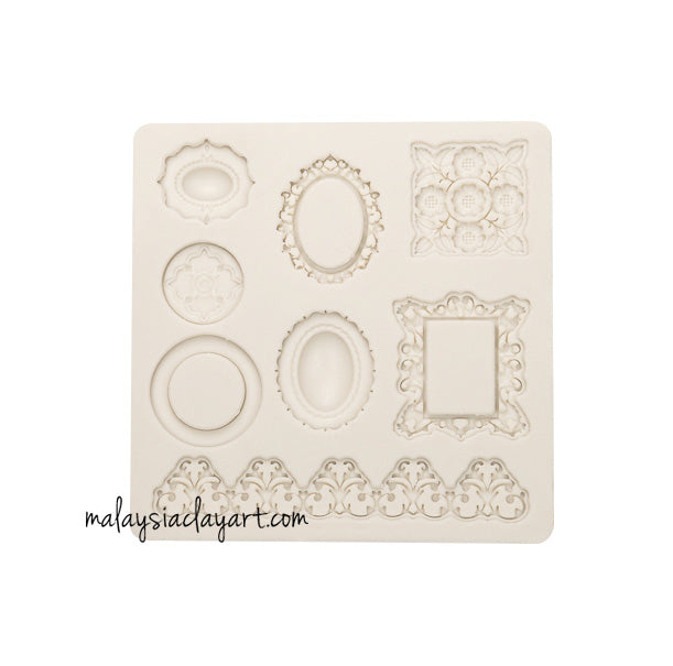 Pendant Charm Frame Silicone Mold