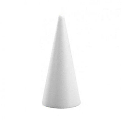1 x Styrofoam Cone Shape (30cm x 11cm)