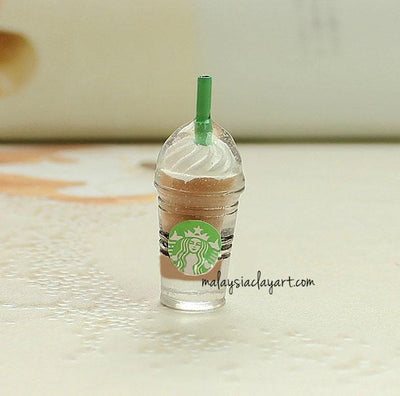 1 x Mini Coffee Chocolate Cream Starbucks Frappuccino Decoden | Cute Cabochons