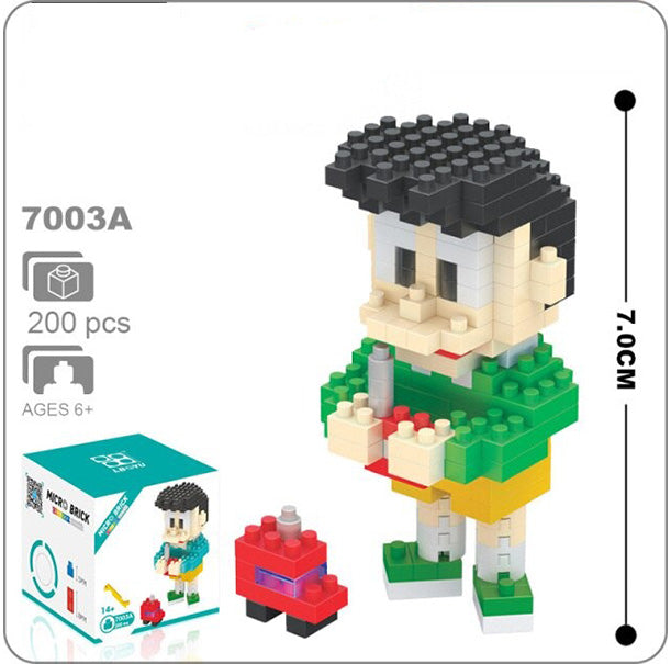 Micro Mini Nano Block Doraémon and Friends Building Blocks Toy
