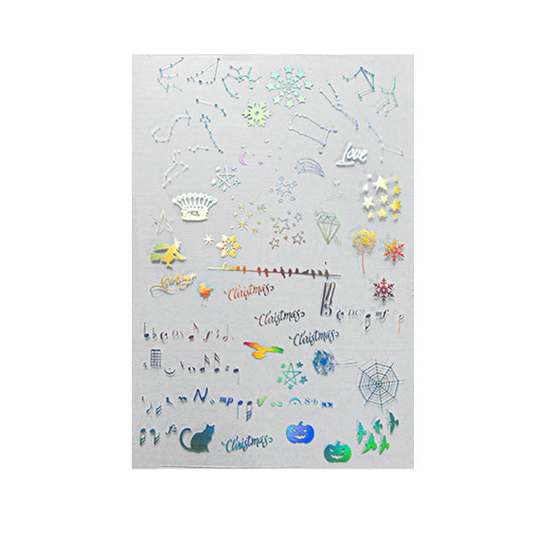 DIY Stickers for Jewelry Making Crafts, Clear Film Sticker UV resin/ Epoxy resin