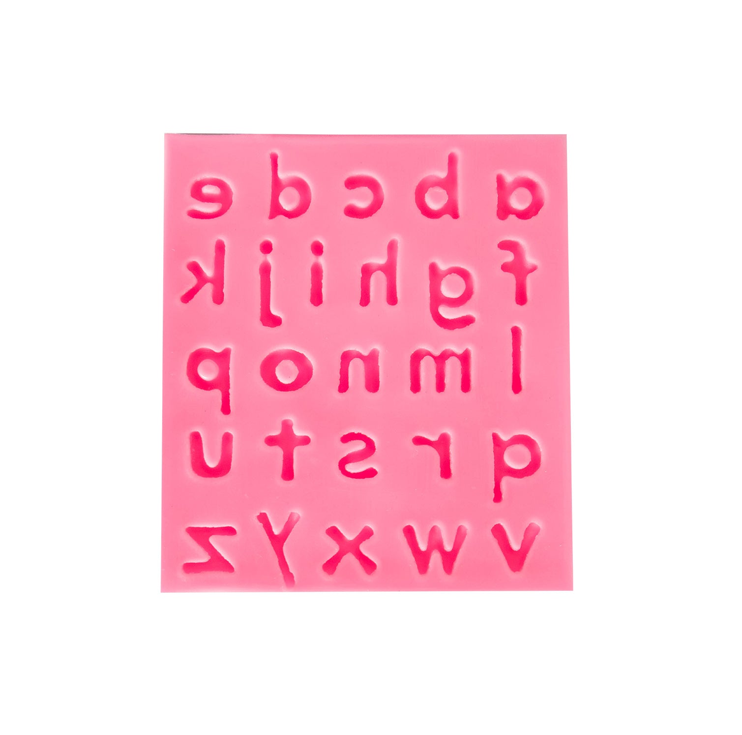 Alphabet A-Z San Serif Small Letter Silicone Mold