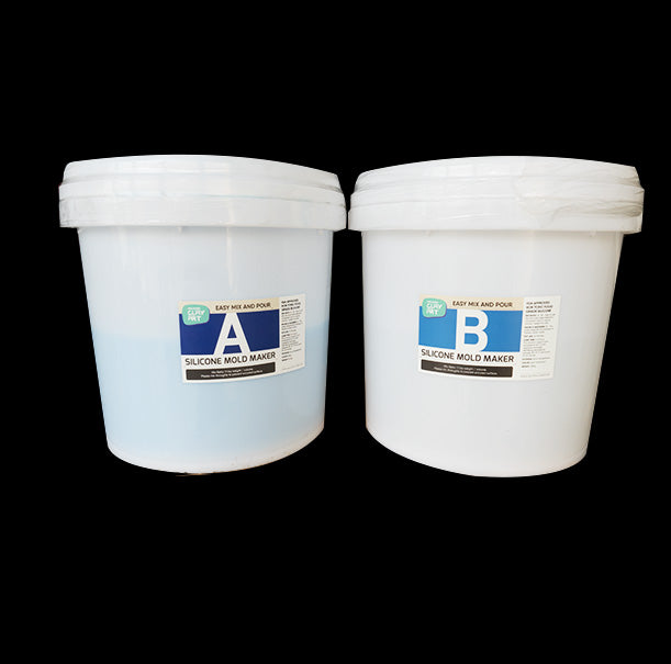 AB Liquid Food Grade Mold Making Silicone (5kg) (Blue)