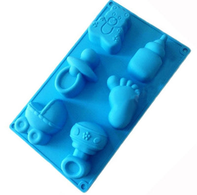 Baby Element Soap Silicone Molds 6 Cavity