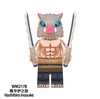 Demon Slayer Mini Figures Tanjirou Akaza Nezuko Zenitsu Kyoujurou Giyuu Inosuke Lego Minifigures WM6116