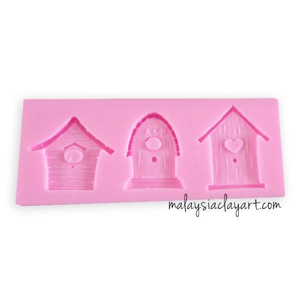 House Silicone Mold - 3 Designs
