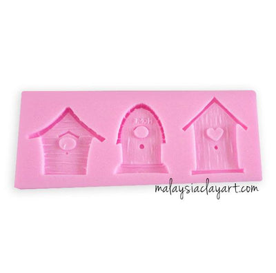 House Silicone Mold - 3 Designs